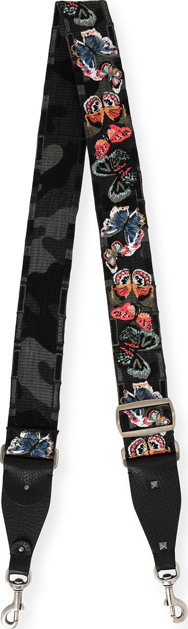 Valentino Camu Butterfly Guitar Strap for Handbag