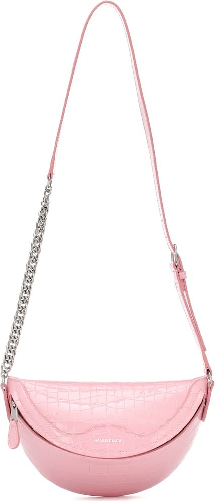 Balenciaga Souvenirs XXS croc-effect belt bag