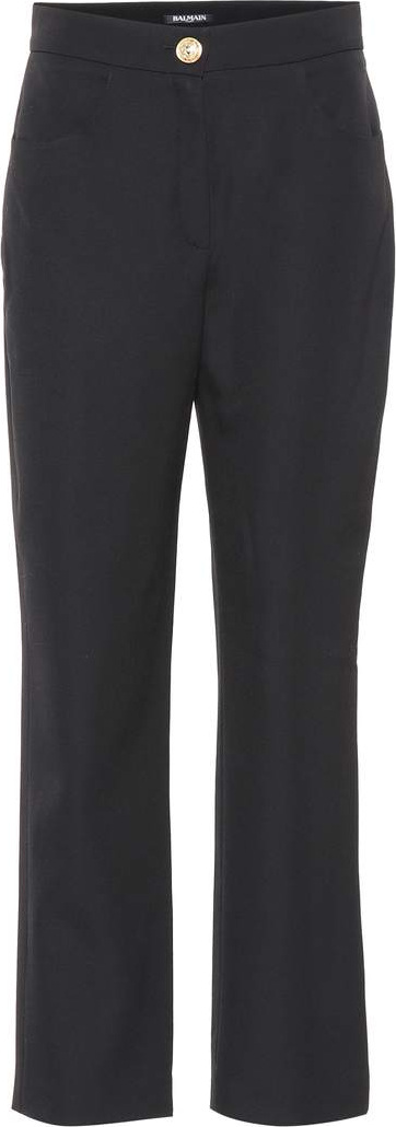 Balmain Straight-leg wool trousers