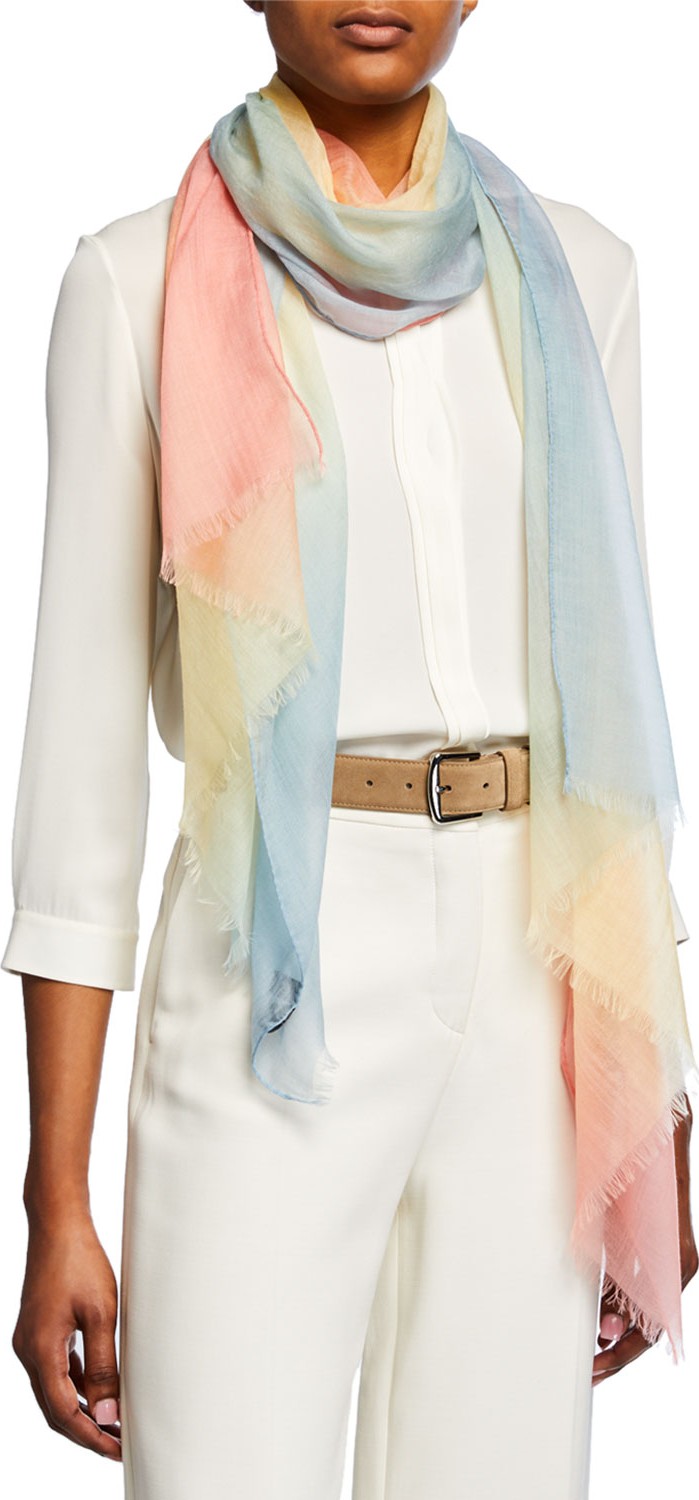 Loro Piana Ombre Rainbow Cashmere Stole