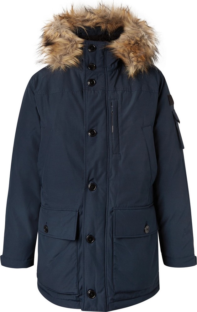 J.Crew Nordic Faux Fur-Trimmed Canvas Hooded Parka