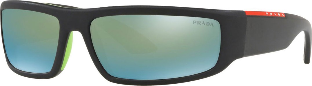 Prada Mirrored Rectangle Sunglasses