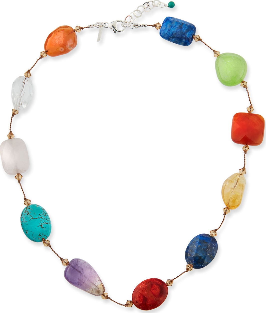 Margo Morrison Crystal & Multi-Stone Necklace