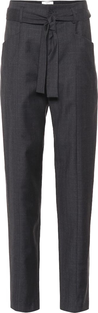 Isabel Marant Etoile Vittoria checked virgin wool pants