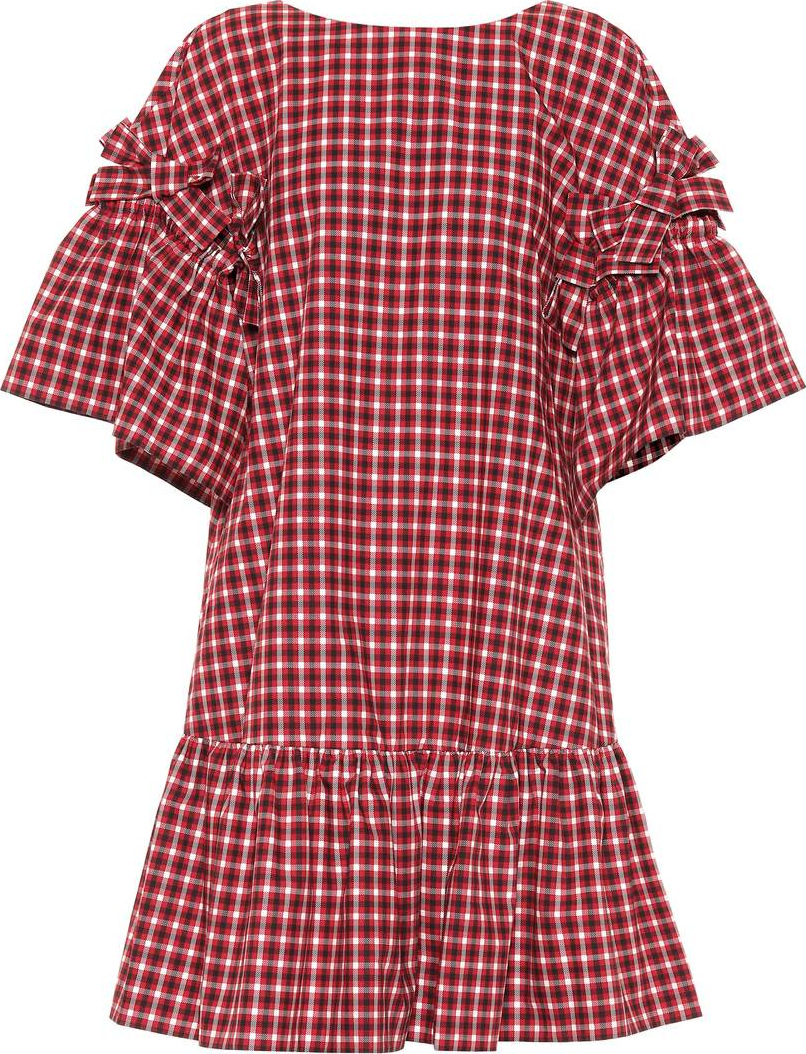 Fendi Checked cotton dress