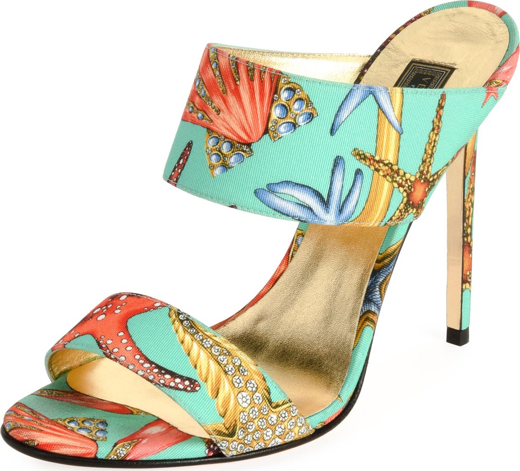 Versace Tresor De La Mer Mule Sandal
