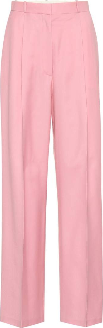 THE ROW Elin wool wide-leg pants