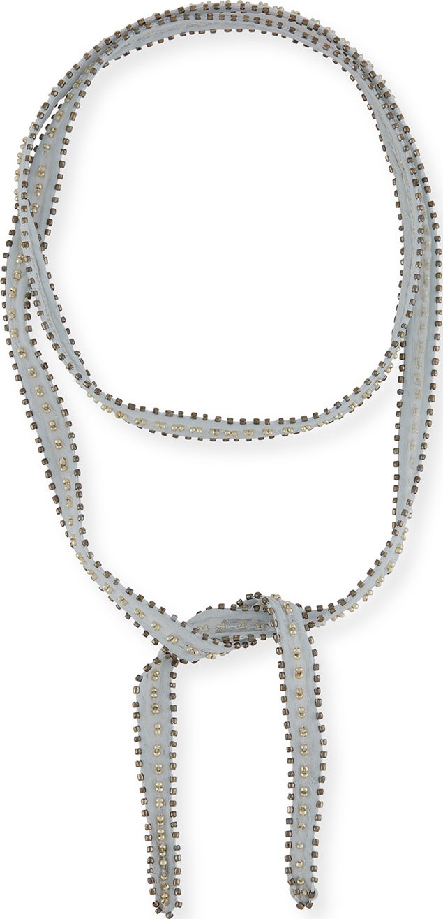 Chan Luu Studded Chiffon Neckerchief