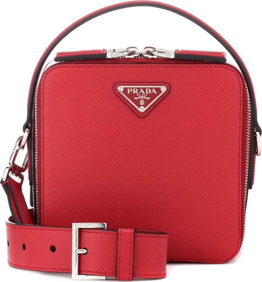 Prada Brique leather crossbody bag