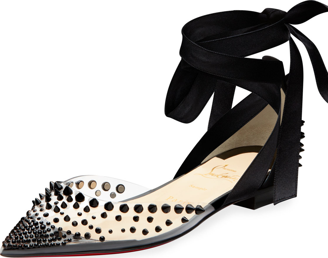 Christian Louboutin Mechante Reine Red Sole Ballerina Flat