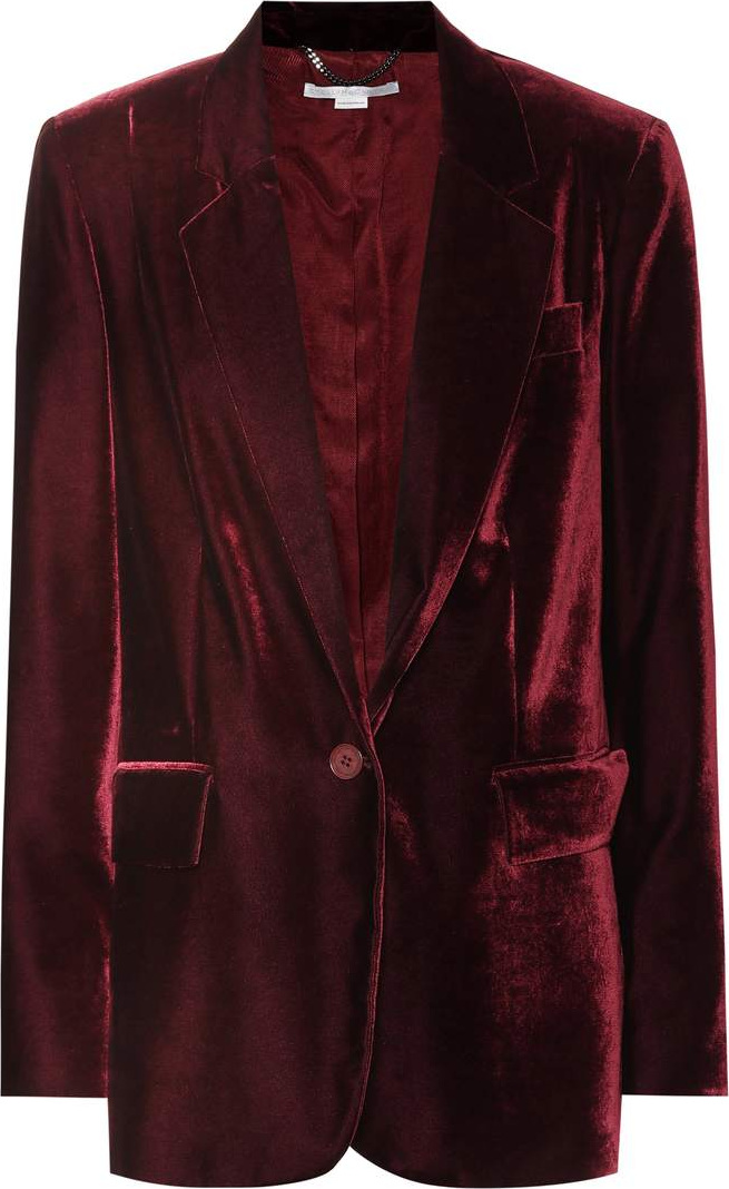 Stella McCartney Nicole velvet blazer