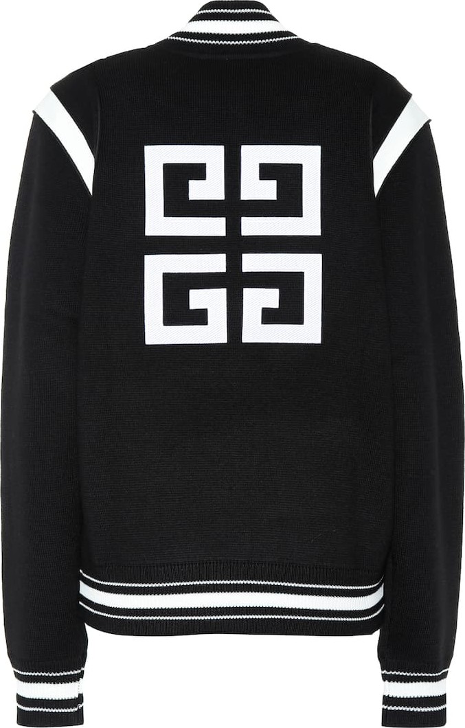 Givenchy Knitted wool varsity jacket