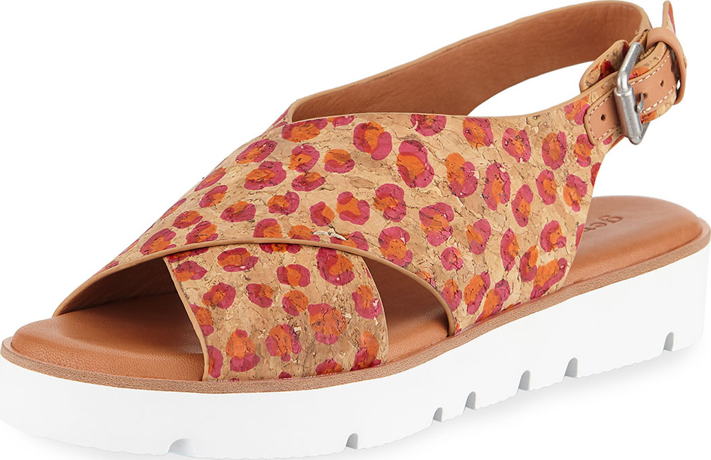 Gentle Souls Kiki Flower Cork Comfort Sandals