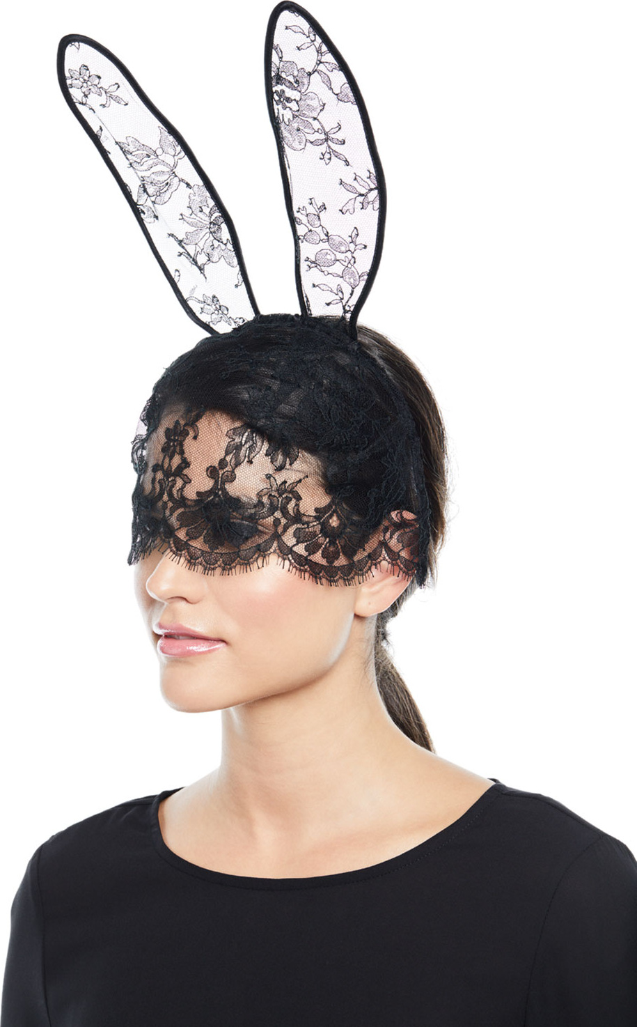 Fleur Du Mal Lace Mask & Bunny Ears