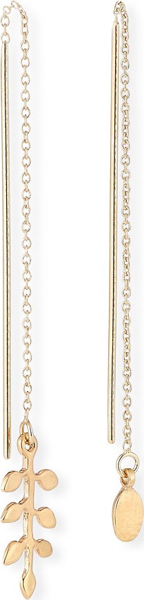 Isabel Marant Etoile Plated Mismatched Threader Earrings
