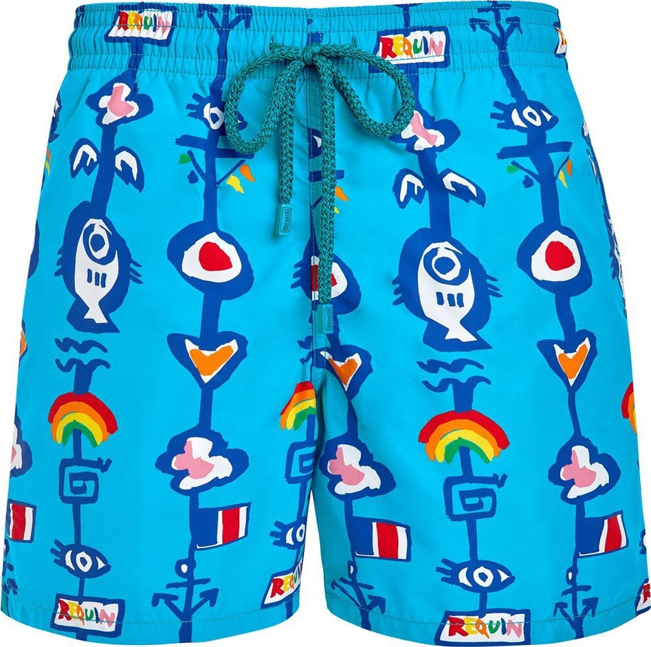 Vilebrequin Vilebrequin x Jean Charles de Castelbajac tropical Printed swim shorts