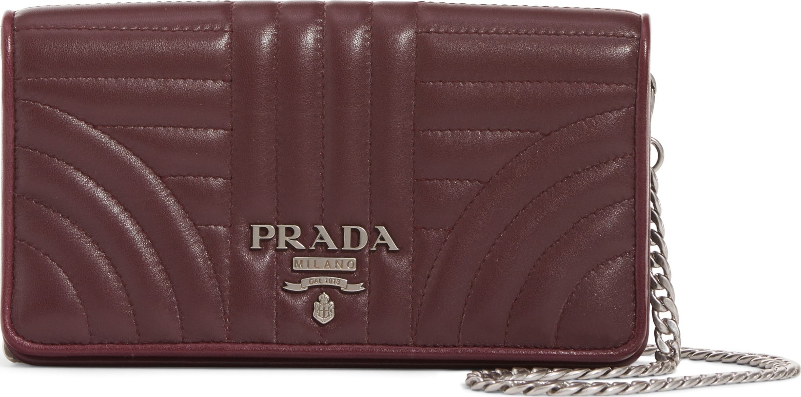 Prada Quilted Leather Wallet on a Chain