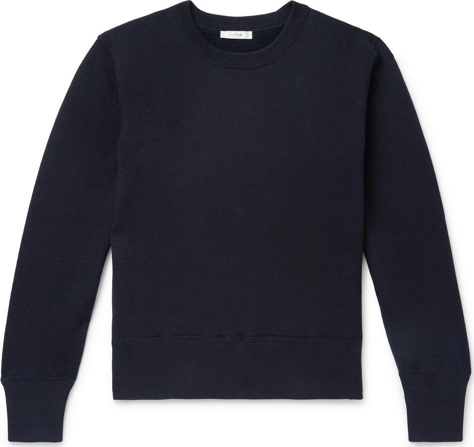 THE ROW Nicolas Cotton and Cashmere-Blend Sweater
