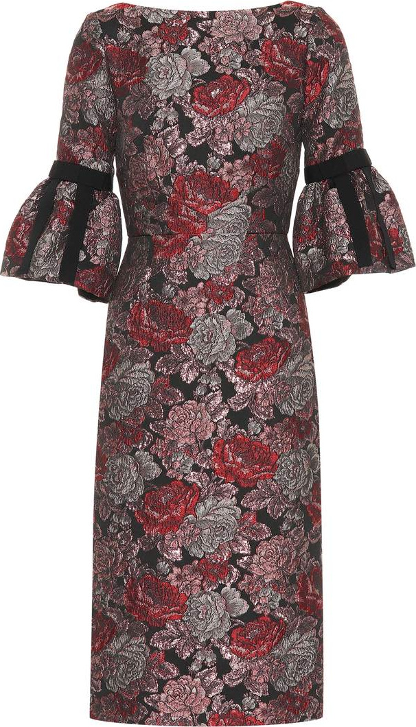 Erdem Alexandra brocade dress