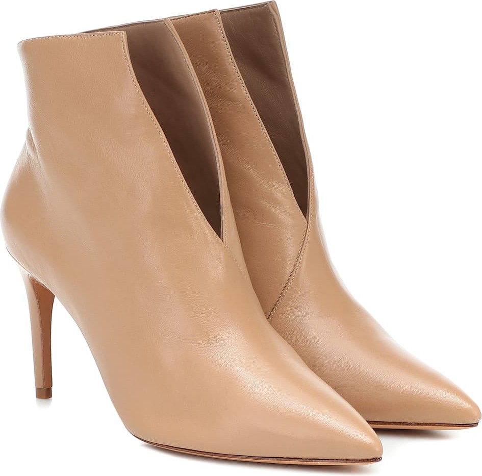 Alexandre Birman Megan 85 leather ankle boots