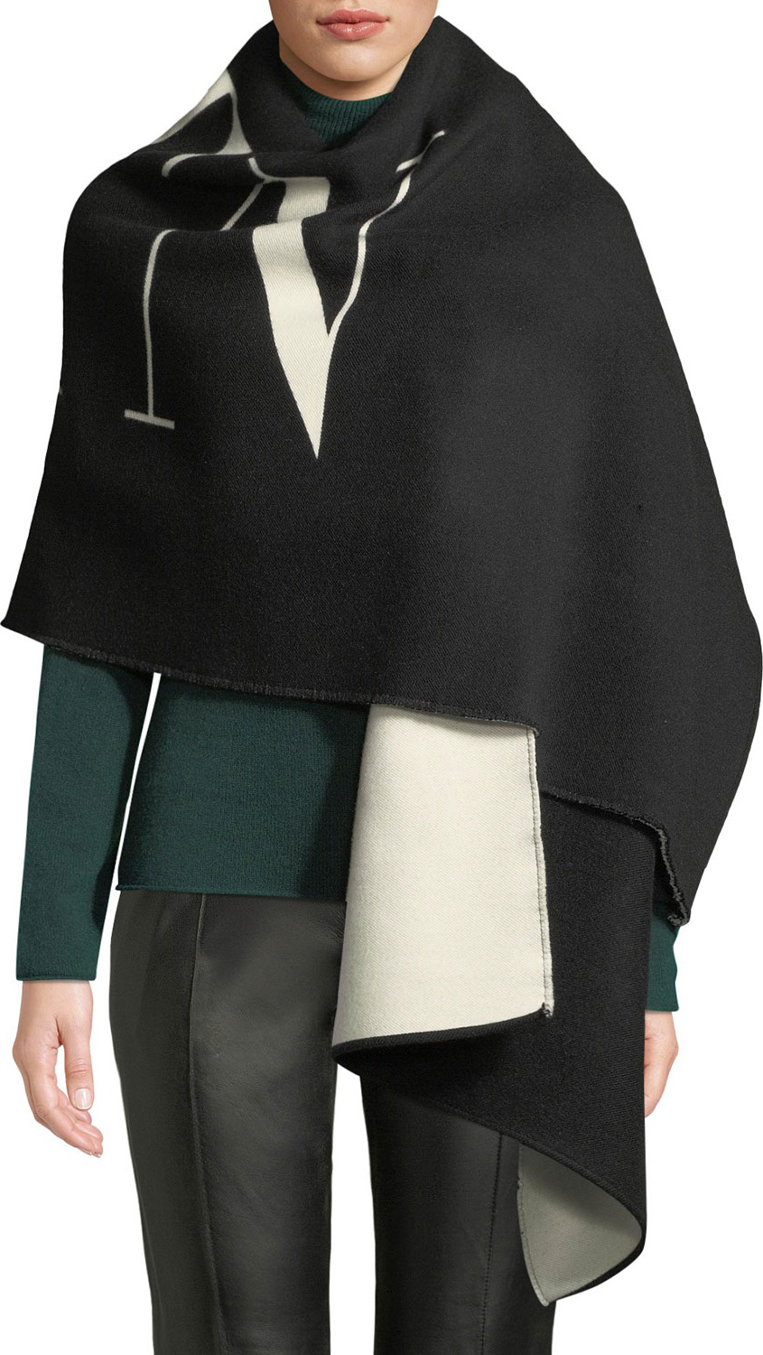 Valentino VLTN Two-Tone Stole