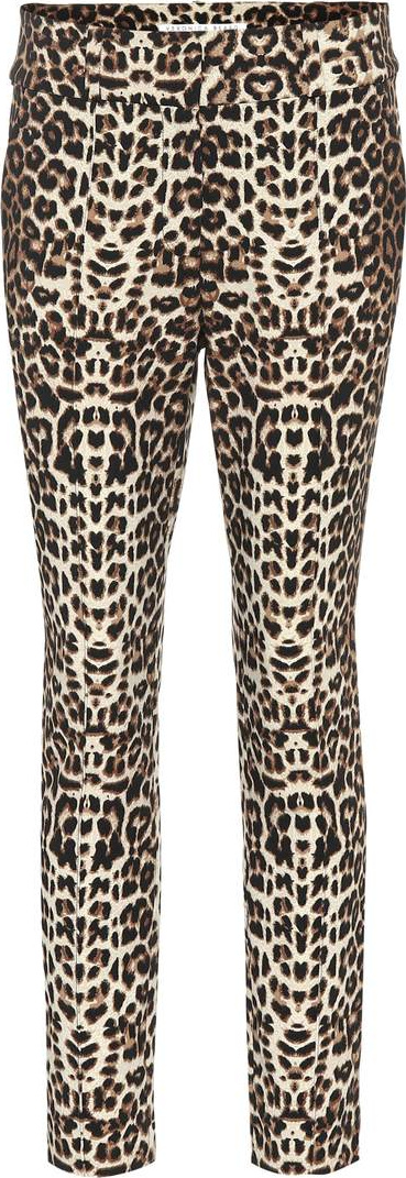 Veronica Beard Lago leopard-printed pants