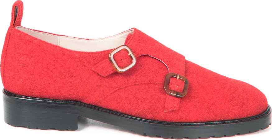 Leandra Medine monk strap loafer