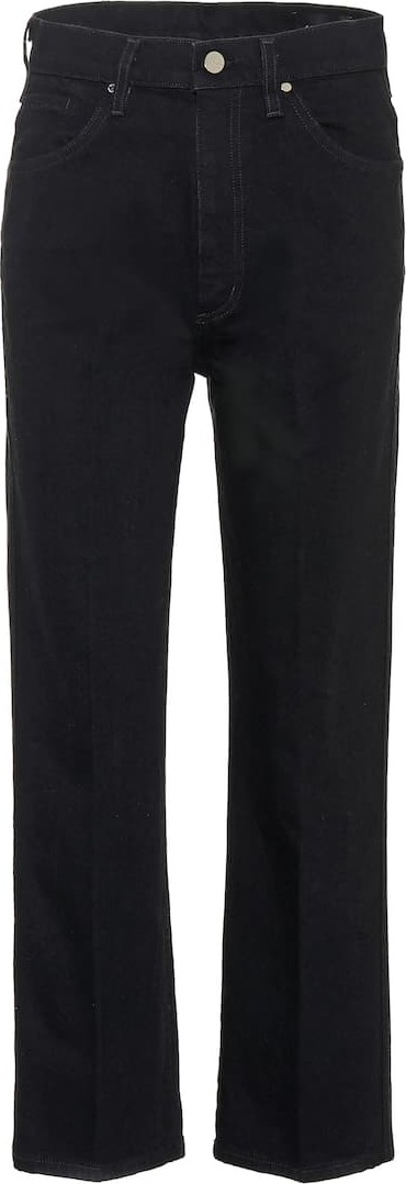 GOLDSIGN The Cropped A high-rise jeans