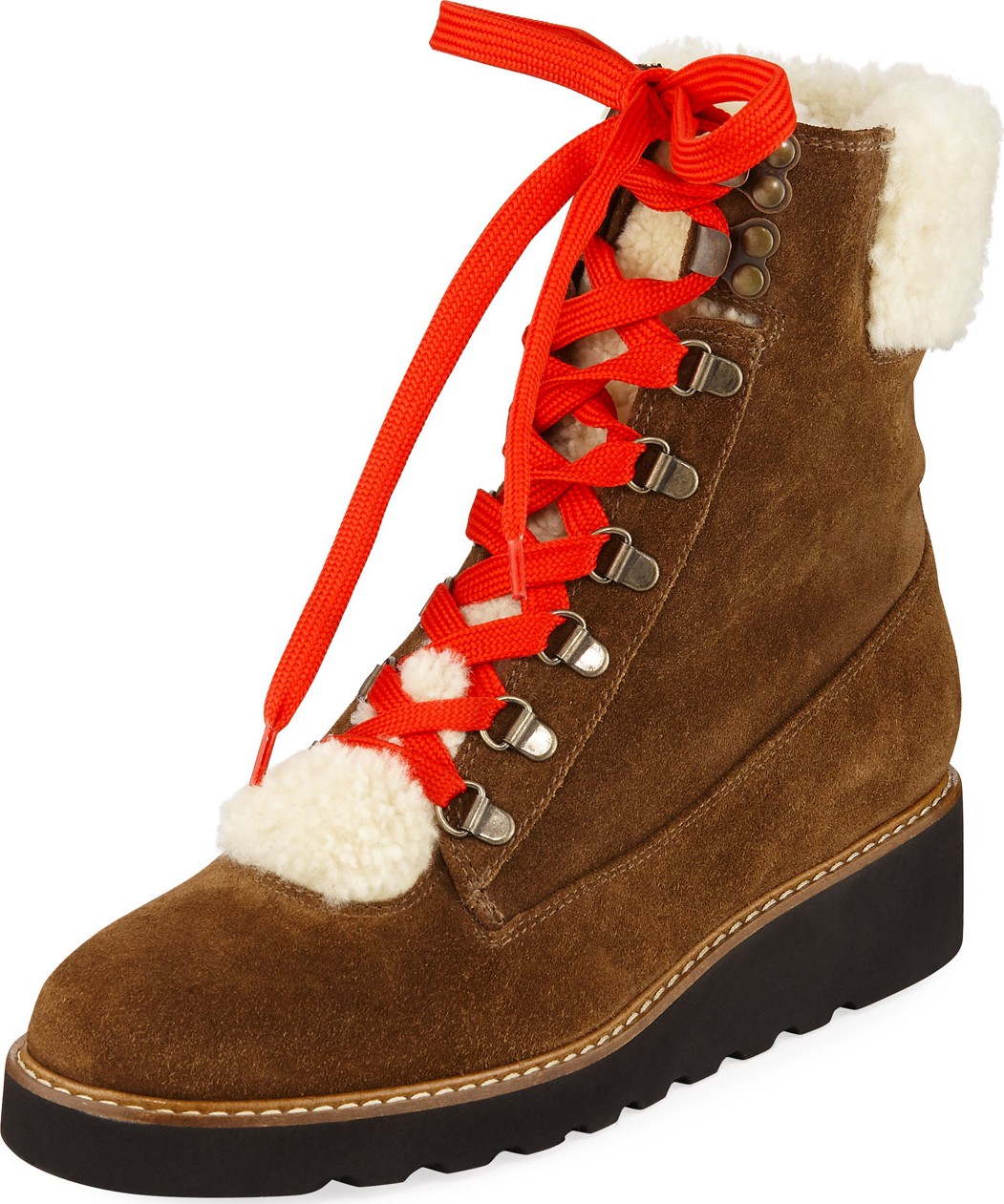 Veronica Beard Vale Shearling Tall Boots
