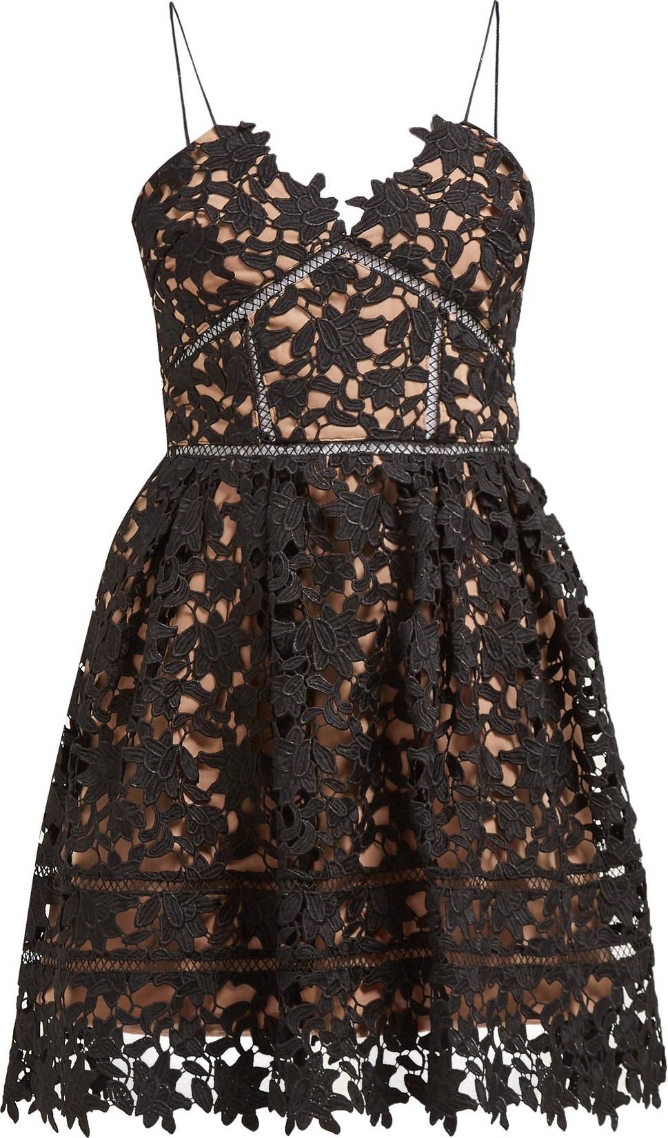 Self Portrait Azaelea floral-lace midi dress