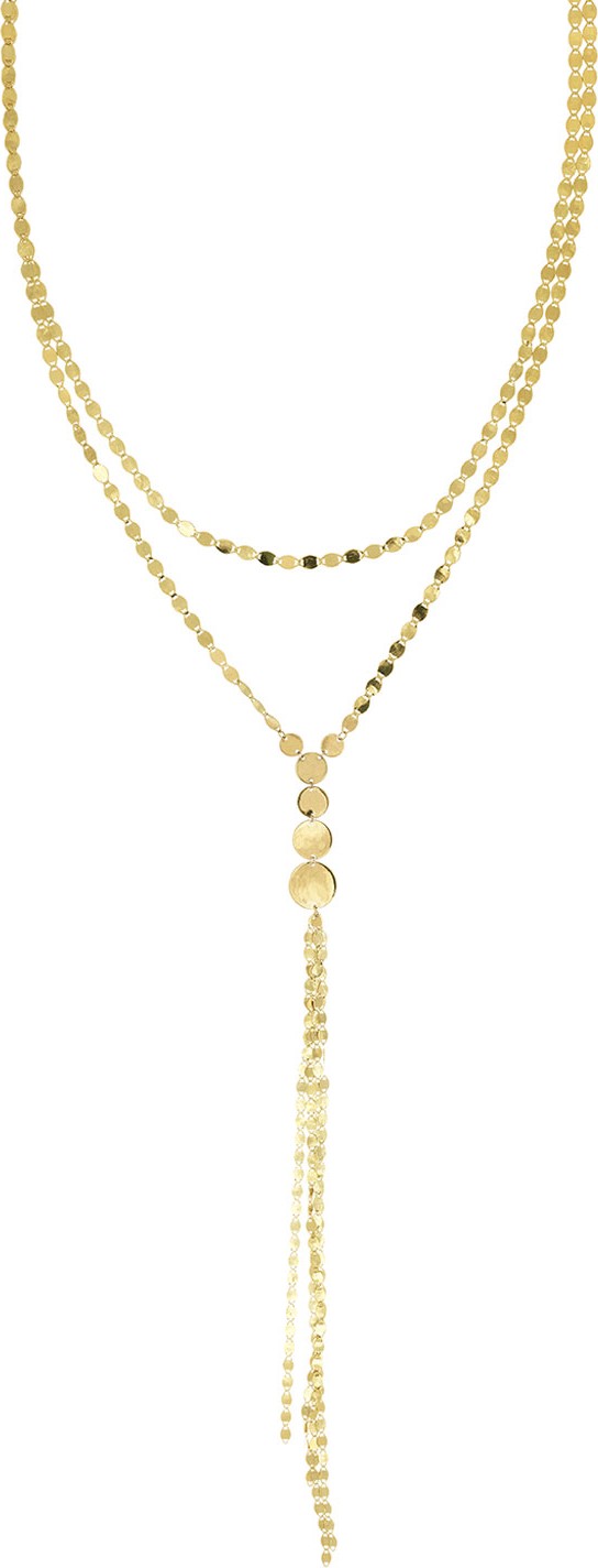 Lana Nude Disc Lariat Necklace
