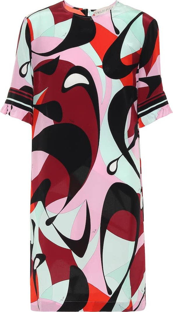 Emilio Pucci Printed silk minidress