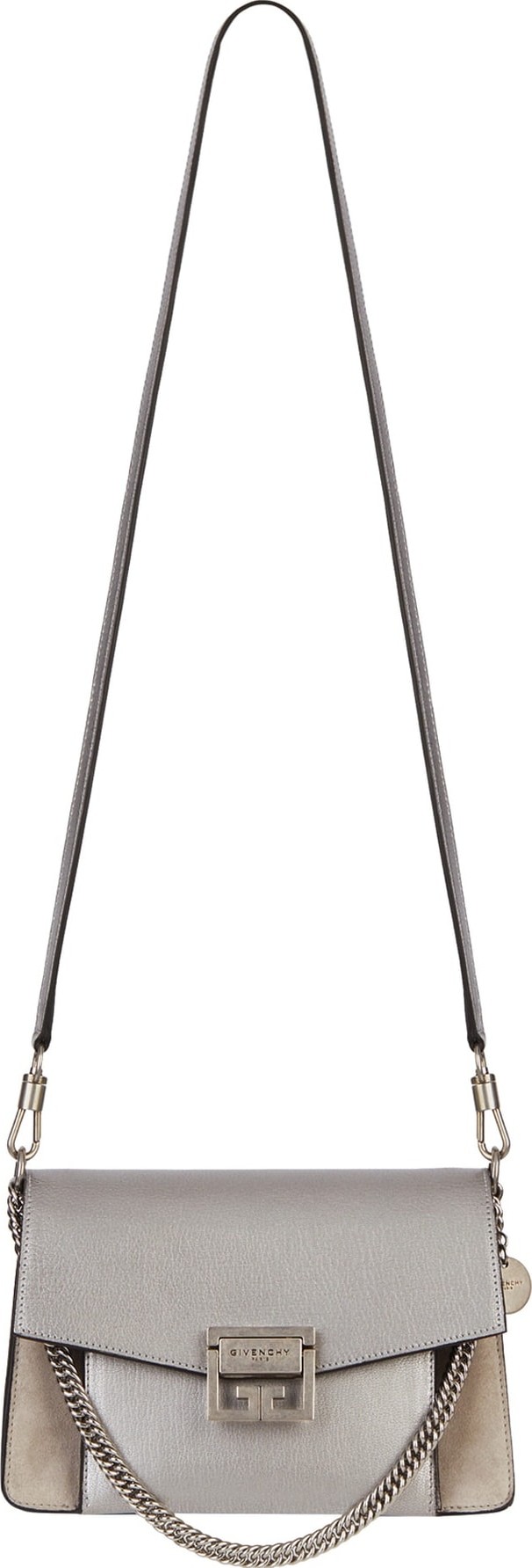 Givenchy Small GV3 Leather & Suede Crossbody Bag