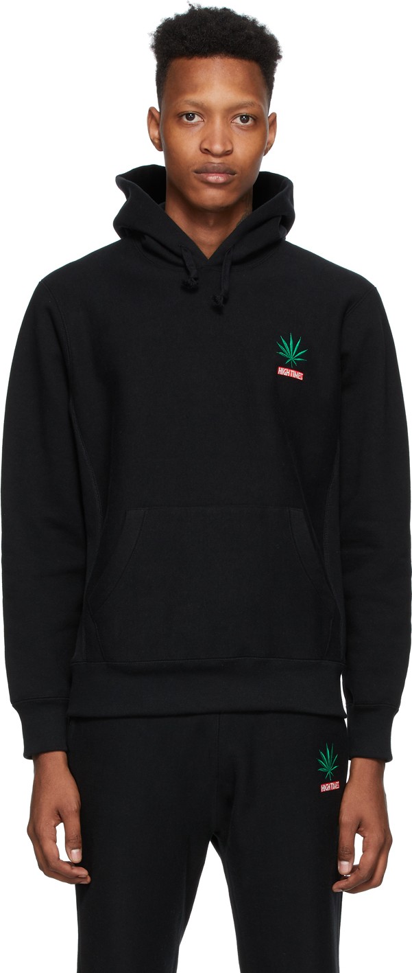 Wacko Maria Black High Times Edition Heavyweight Hoodie