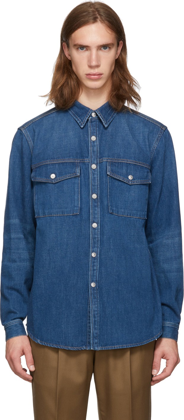 Burberry London England Indigo Denim Dickson Jacket