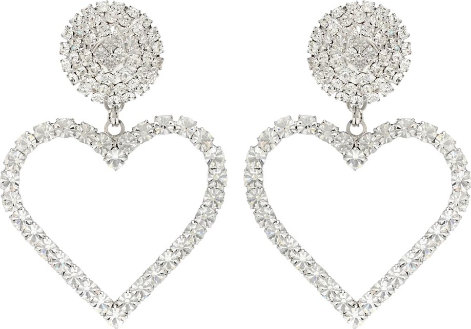 Alessandra Rich Crystal-embellished earrings