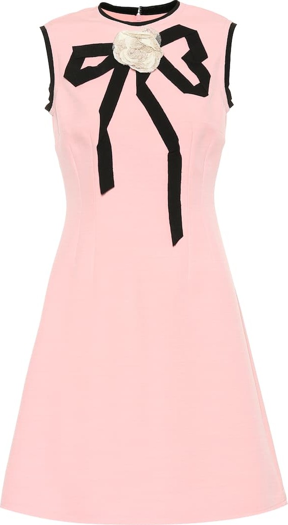 Gucci Wool and silk crêpe dress