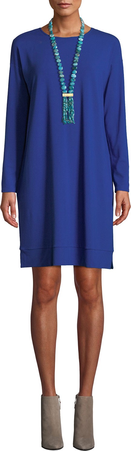 Eileen Fisher Lightweight Jersey Knee-Length Dress