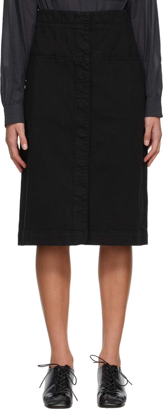Lemaire - Black Straight Skirt