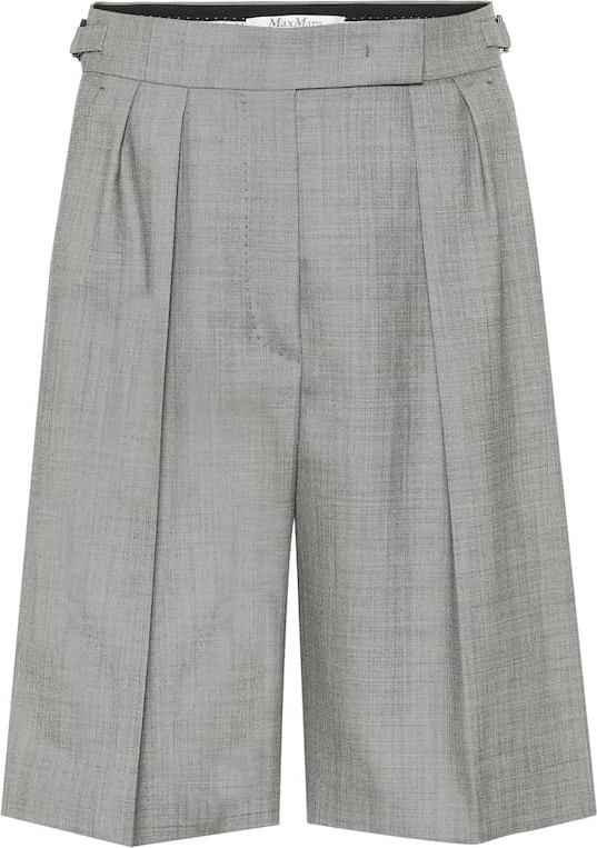 Max Mara Ondina wool Bermuda shorts