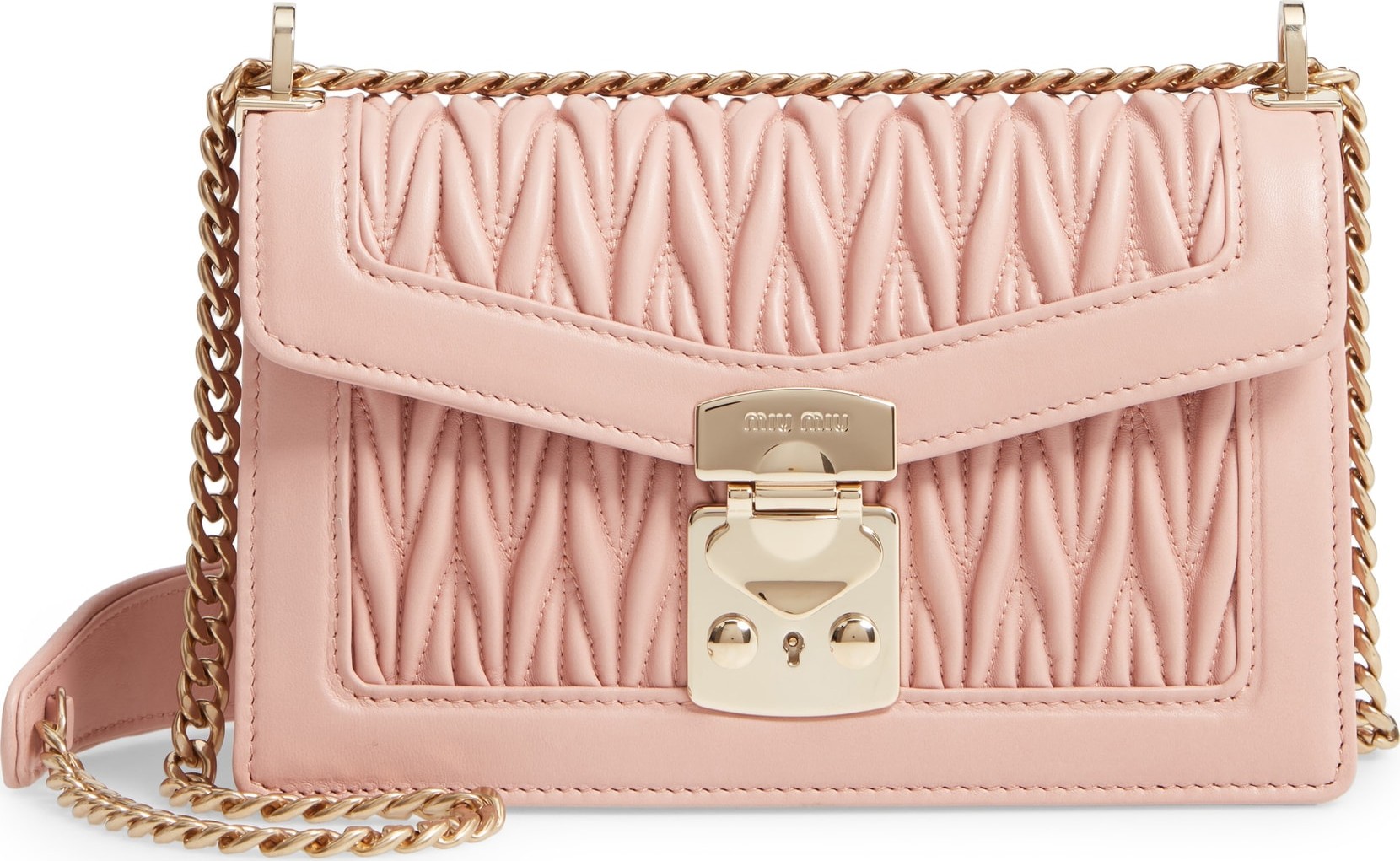 Miu Miu Matelassé Leather Crossbody Bag