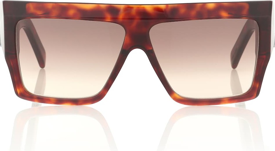 Celine Rectangular acetate sunglasses