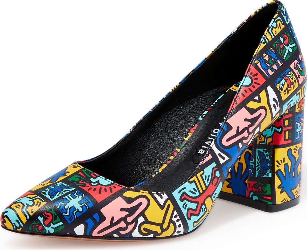 Alice + Olivia Keith Haring x Alice +Olivia Collage Pumps