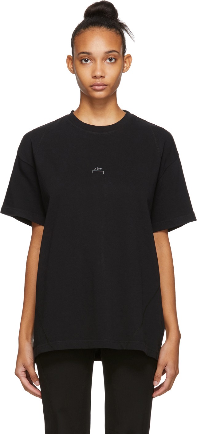 A-Cold-Wall* Black Core Flat Overlock T-Shirt