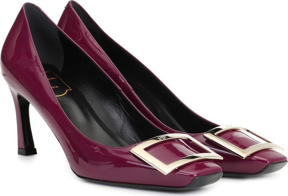 Roger Vivier Belle Vivier Trompette patent leather pumps