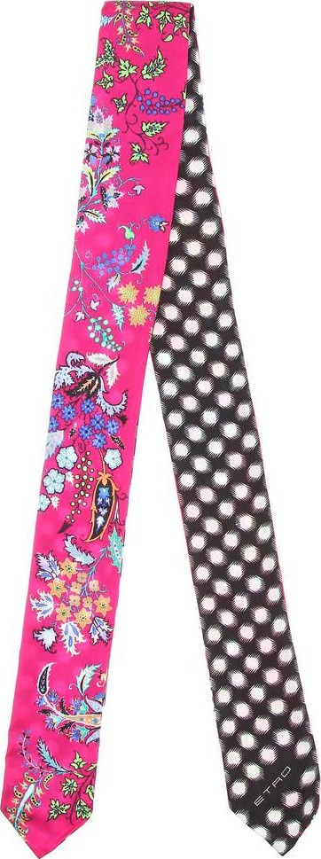Etro Printed silk scarf