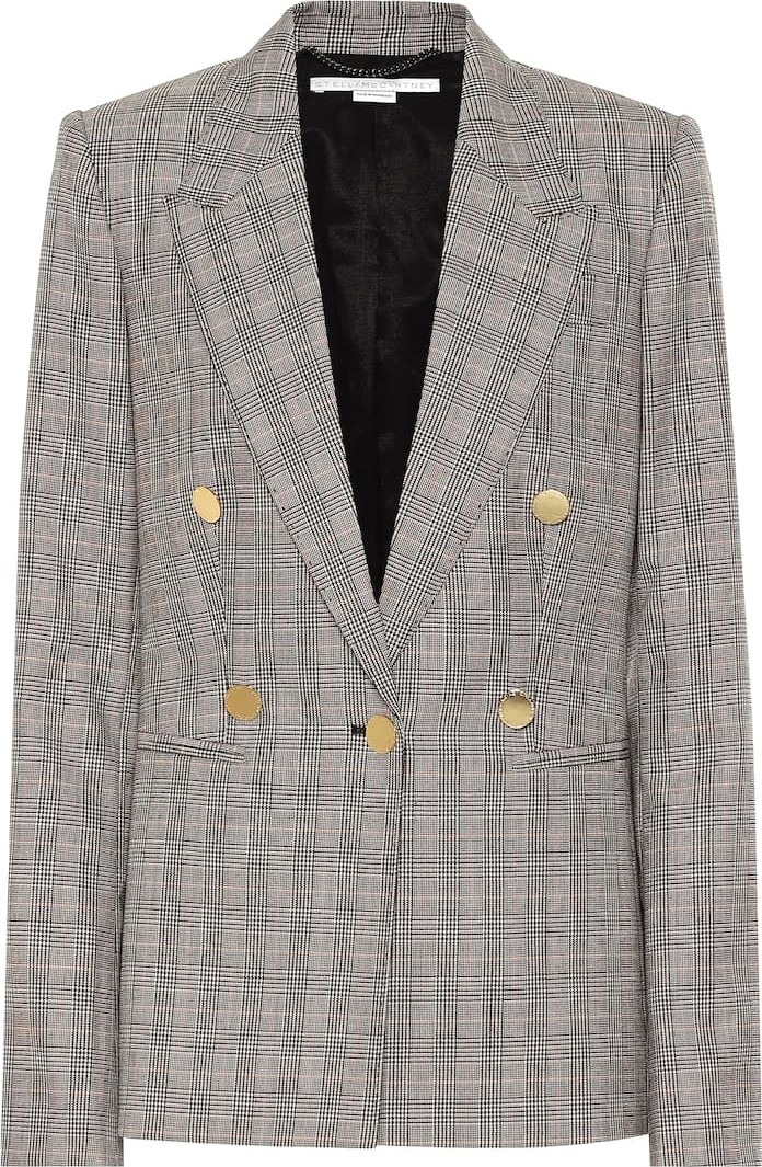 Stella McCartney Checked wool blazer
