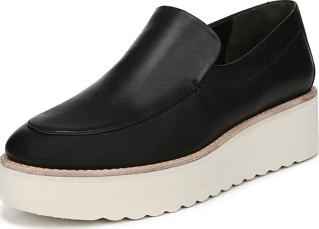 Vince Zeta Leather Platform Loafers
