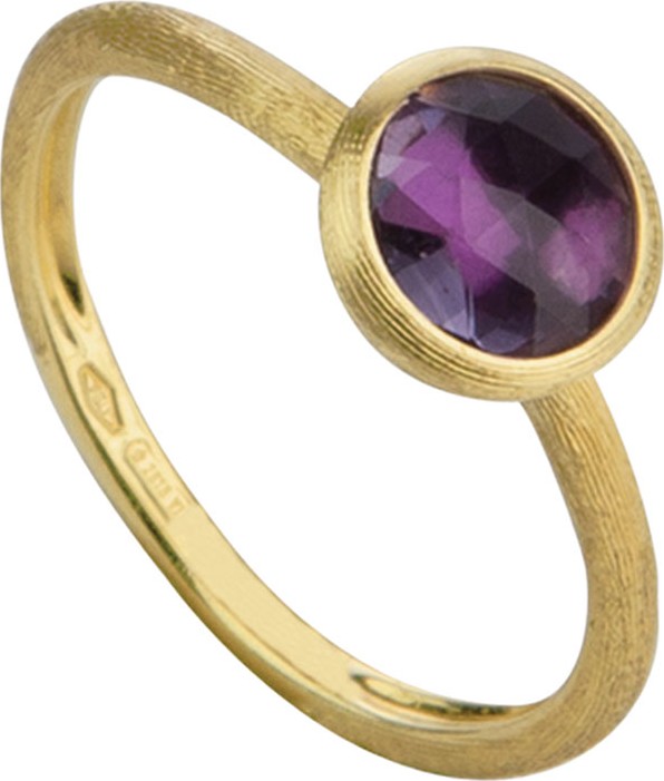 Marco Bicego 18k Gold Jaipur Stack Ring in Amethyst, Size 6.5