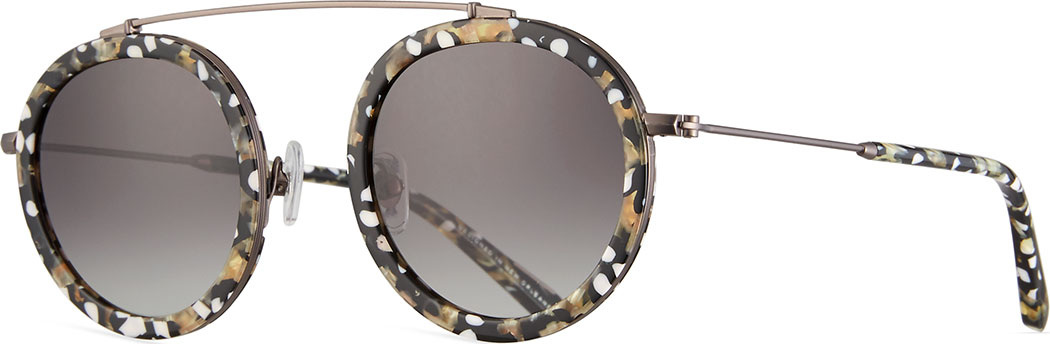 KREWE Conti Gradient Aviator Sunglasses